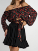 PRIME spangled blouse black