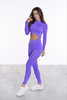MISSY purple gaiters