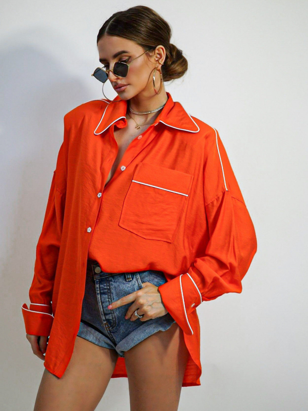 MIMI orange shirt