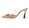 LILA LOU beige stilettos