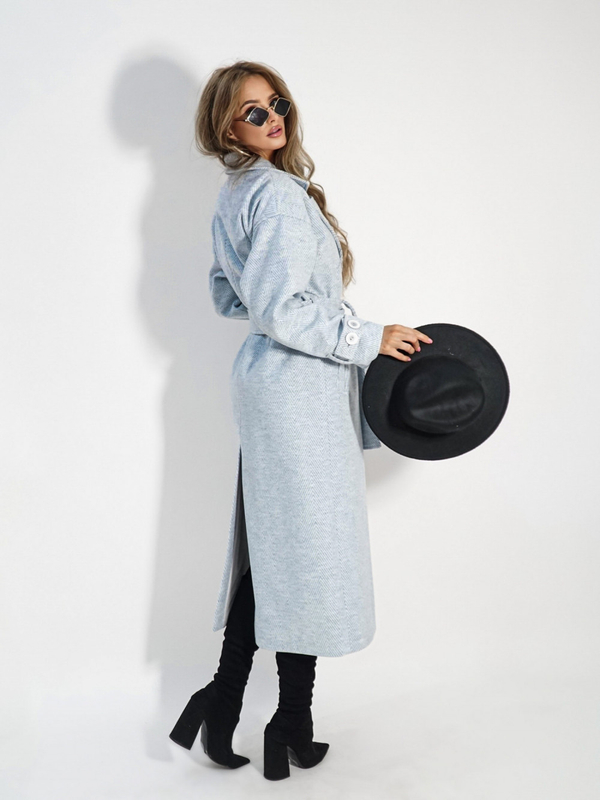 Płaszcz CITY jasny szary