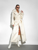 Coat LE LONG ecru