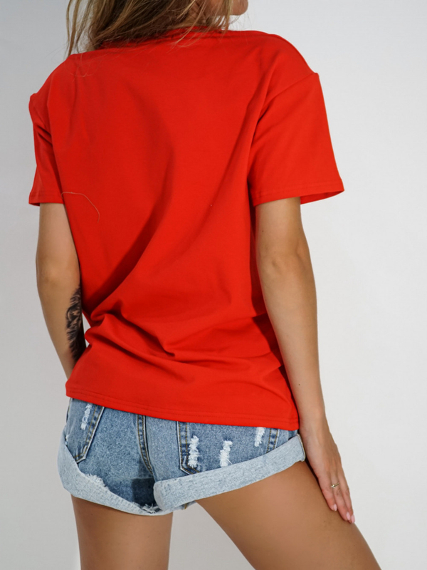 T-shirt ROCK red