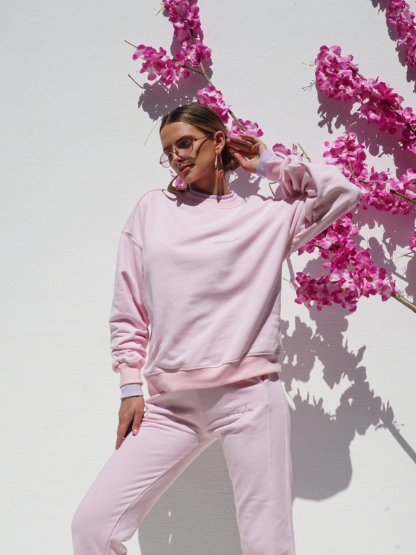 POLI pink and purple tracksuit