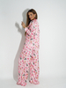 Christmas pajamas SANTA pink