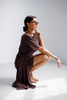 LINDA brown dress