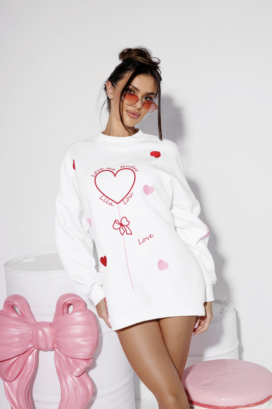 CANDY white sweatshirt