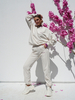 POLI tracksuit beige and purple