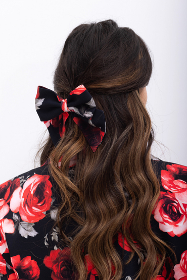 LILA LOU roses bow