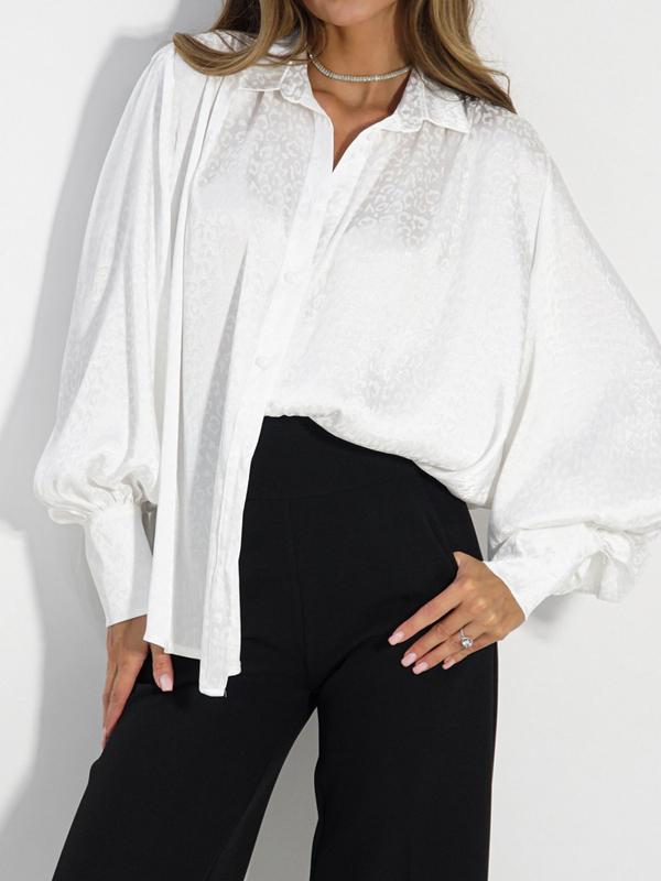 Koszula STELLA biała panterka