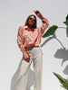 CUBA LIBRE shirt beige and red