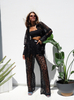 VERSACE black lace set