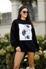 Sweatshirt ROSA black