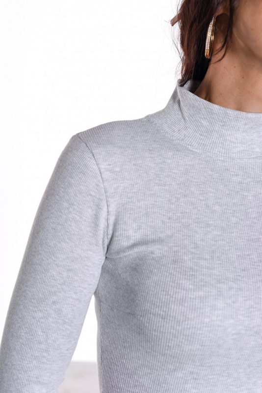 Sukienka LOSSAL jasny szary