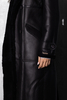 PREMIUM black long sheepskin coat PREORDER