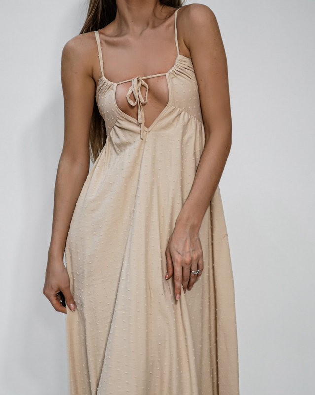 Sukienka OMAN beżowa