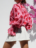 KENDALL pink floral shirt
