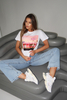 T-shirt CALIFORNIA white