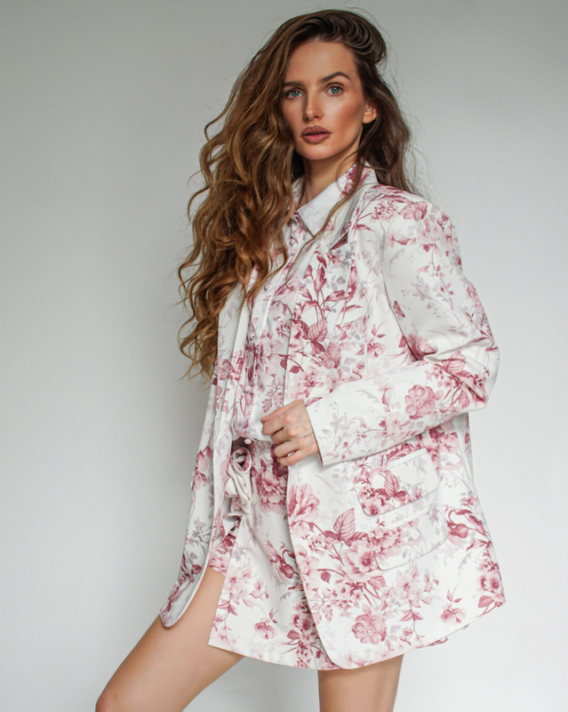 Jacket FOR Everyone WHITE-PINK