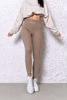 Leggings HYPNOTIZED ME dark beige melange