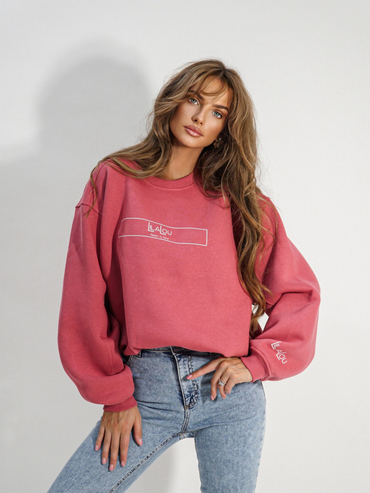 OLLIE raspberry sweatshirt