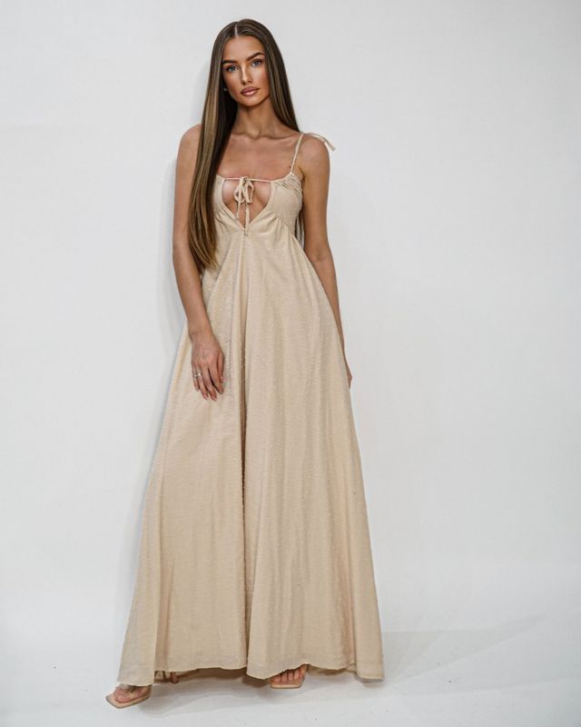 Sukienka OMAN beżowa