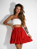 CLOCHE red skirt