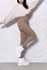 Leggings HYPNOTIZED ME dark beige melange