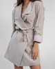 MAN WAS HERE dark beige jacket-dress