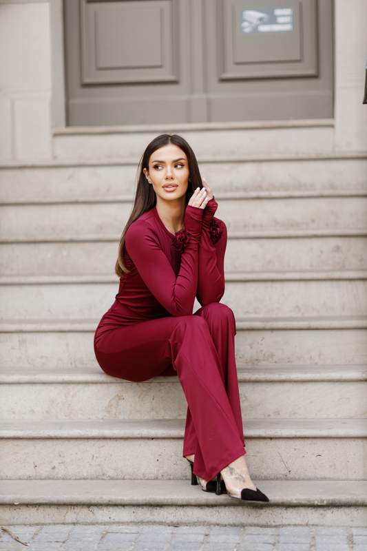 Bluzka AMBER bordowa