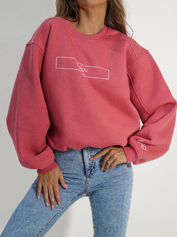 OLLIE raspberry sweatshirt