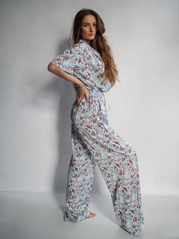 FLOWER long pants pajamas