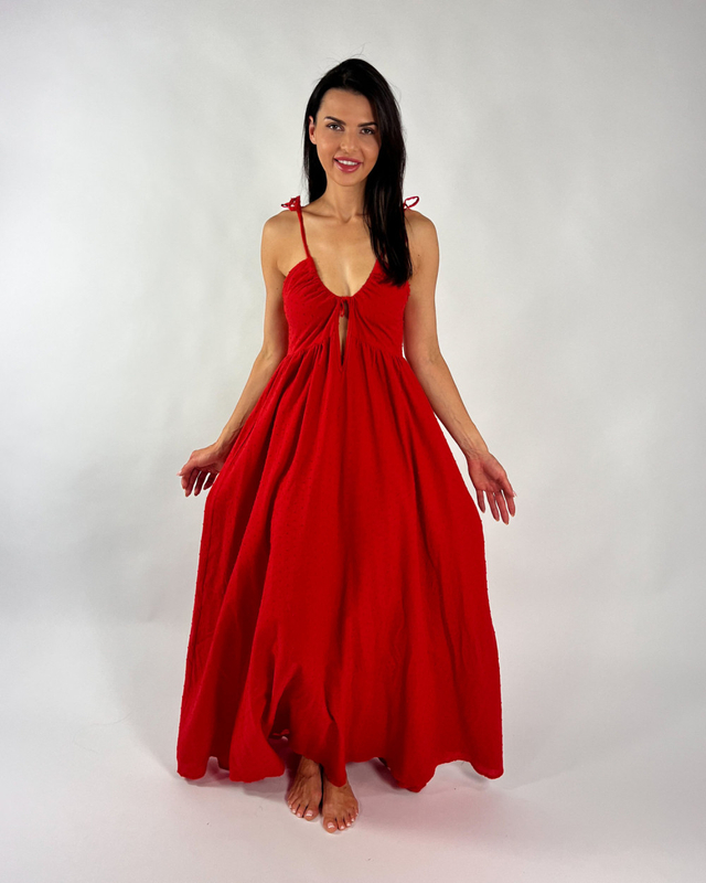 OMAN Red Dress