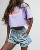 COOL GIRL T-shirt short lilac