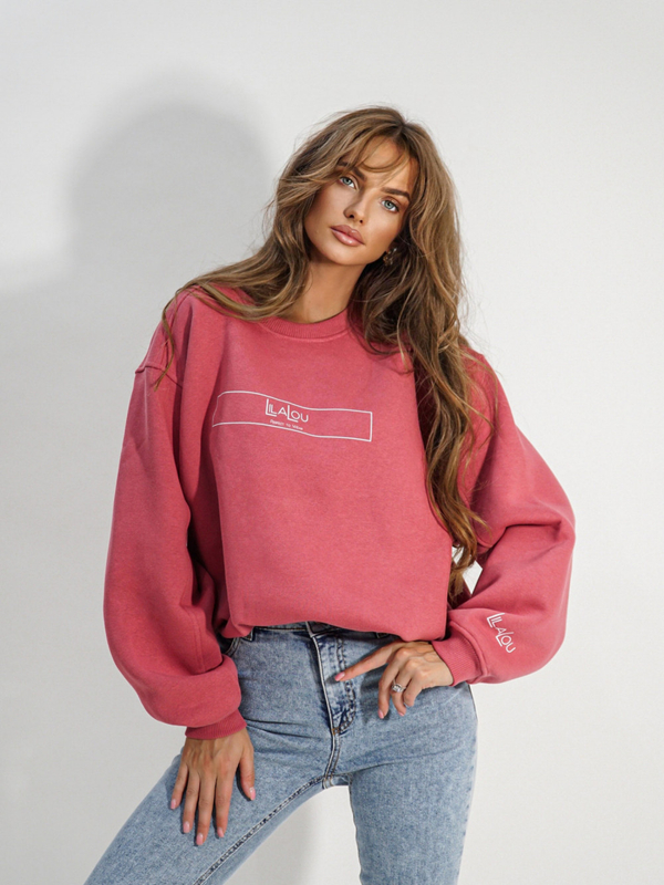OLLIE raspberry sweatshirt