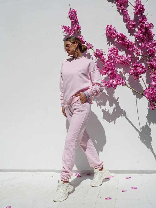 POLI pink and purple tracksuit