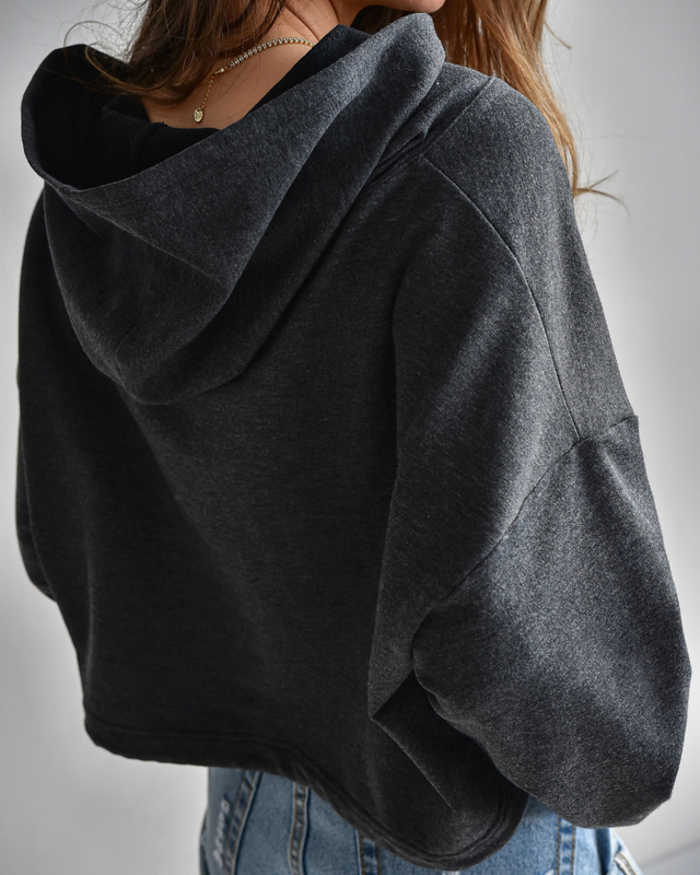 Bluza krótka JENNY GRAFIT