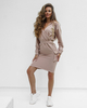 GO FOR IT NUDE Sweatshirt Dress