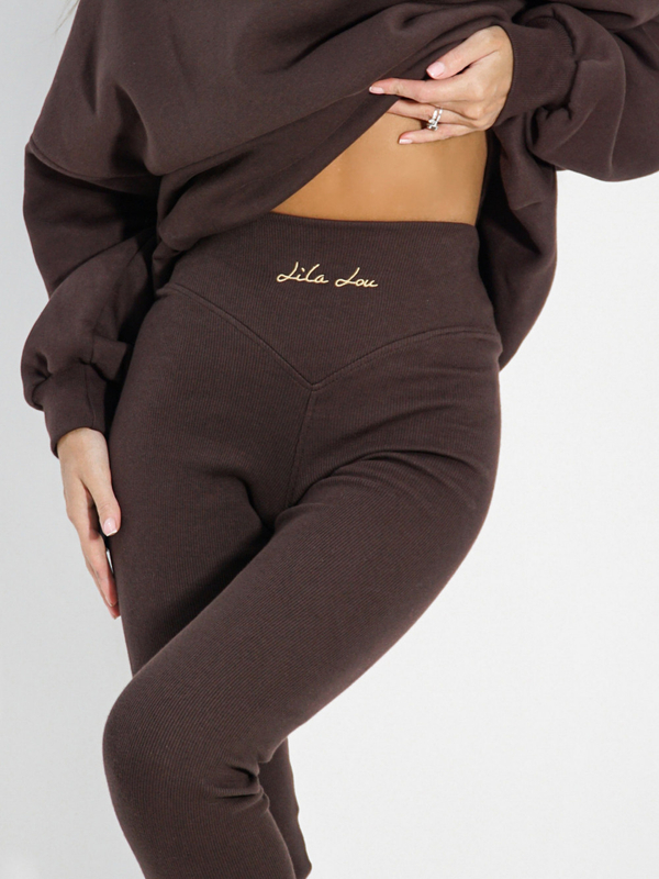 HYPNOTIZED ME leggings brown
