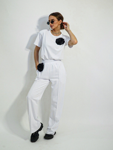 MILANO sweatpants white