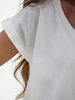 V-NECK T-shirt white