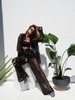 VERSACE black lace set