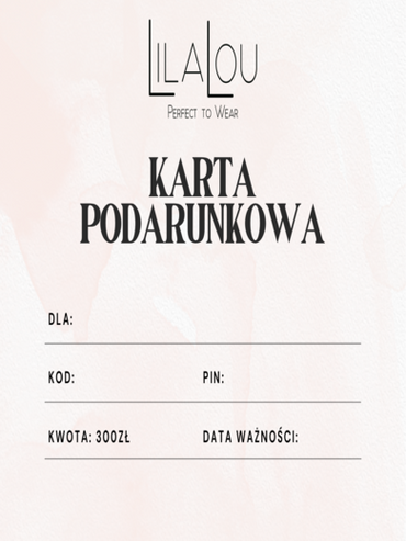 Karta Podarunkowa 300 ZŁ