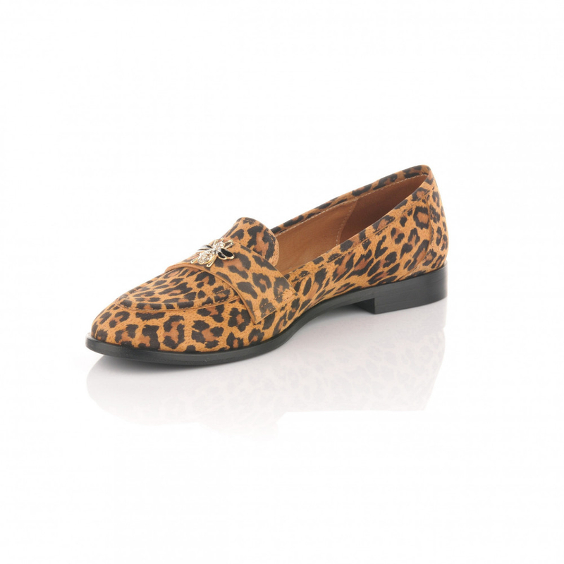 LILA LOU camouflage moccasins