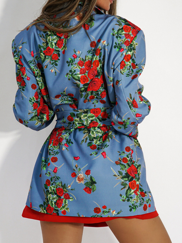 Jacket ABOUT YOU blue roses