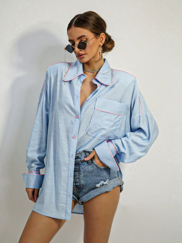 MIMI blue shirt