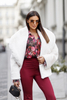MARILYN beige fur coat