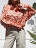 CUBA LIBRE shirt beige and red