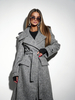 Płaszcz LE LONG ciemny szary