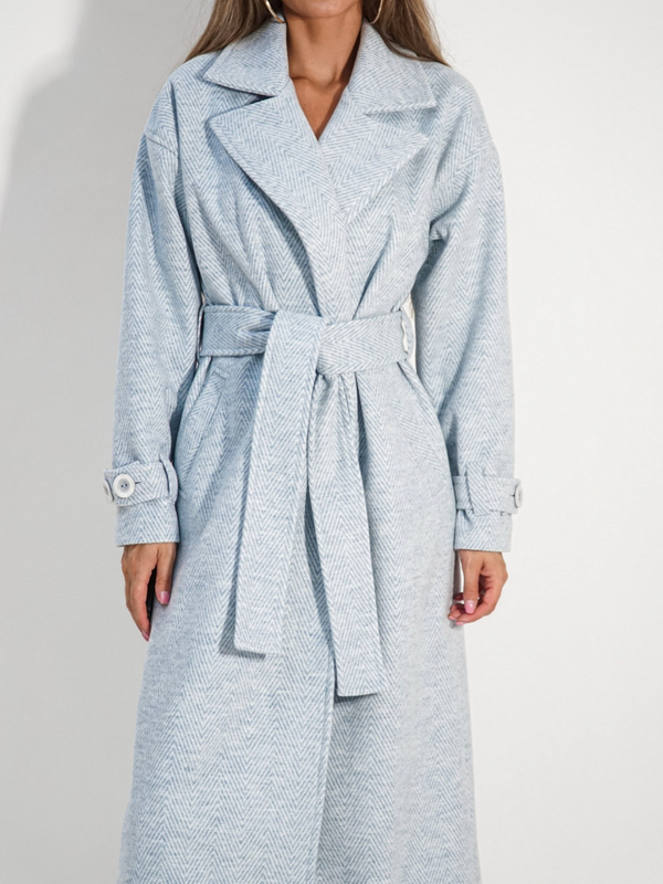 Płaszcz CITY jasny szary